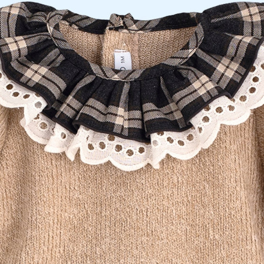 Conjunto Vichy Beige