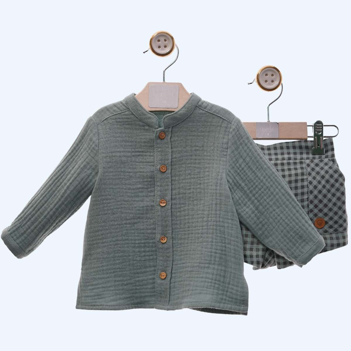 Conjunto Camisa y Short Verde