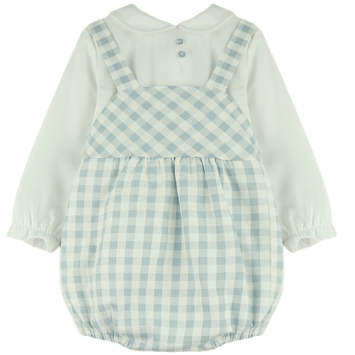 Peto Vichy Celeste Con Camisa