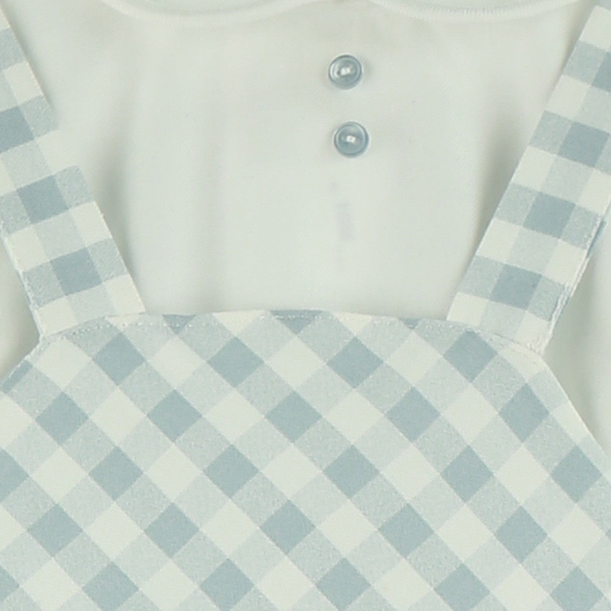 Peto Vichy Celeste Con Camisa