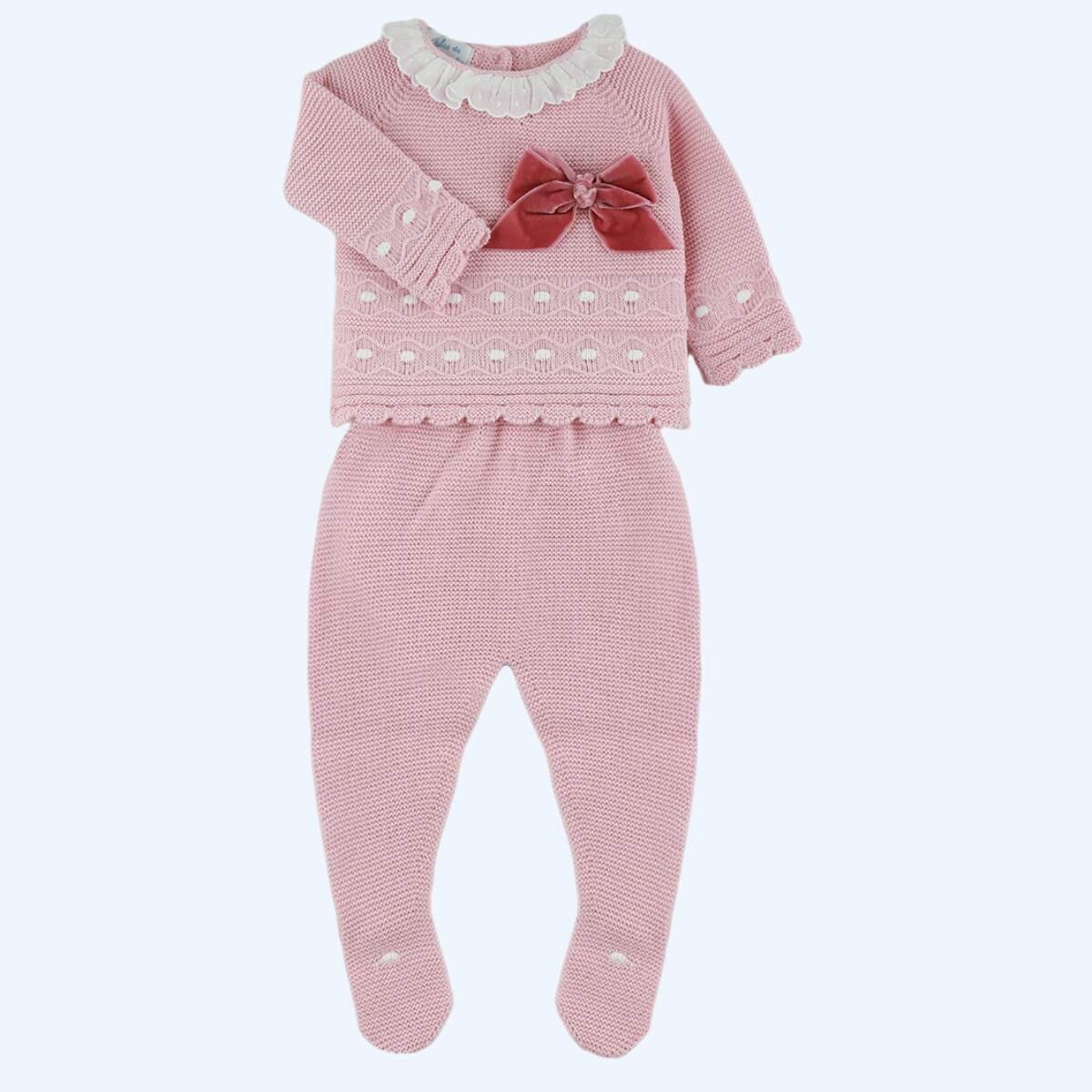 Conjunto de Punto Rosa 3 Pz