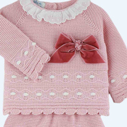 Conjunto de Punto Rosa 3 Pz